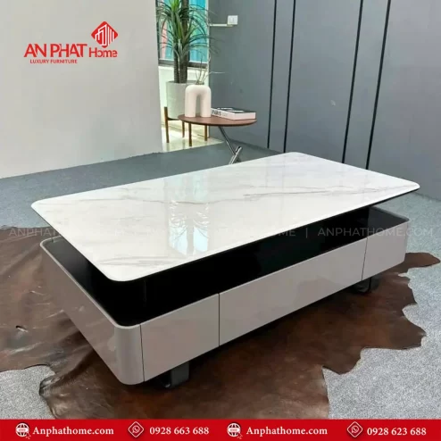 Bàn trà phòng khách hiện đại