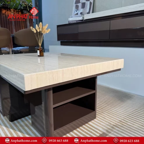 Mẫu bàn trà mặt đá đẹp