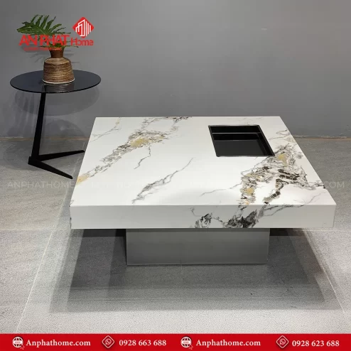 Bàn trà mặt đá vuông đẹp B-2923 An Phát Home
