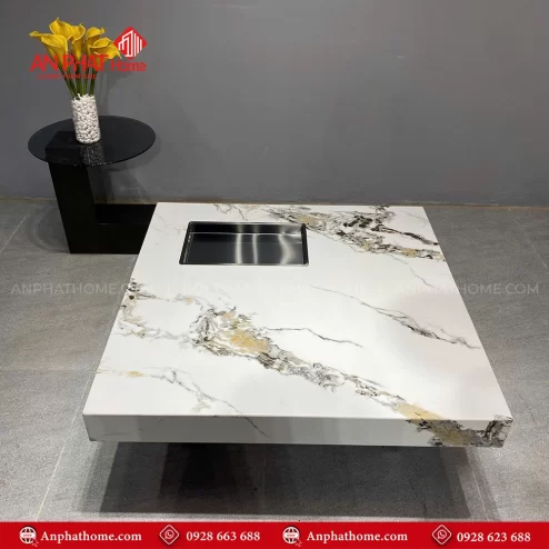 Bàn trà phòng khách kiểu Nhật