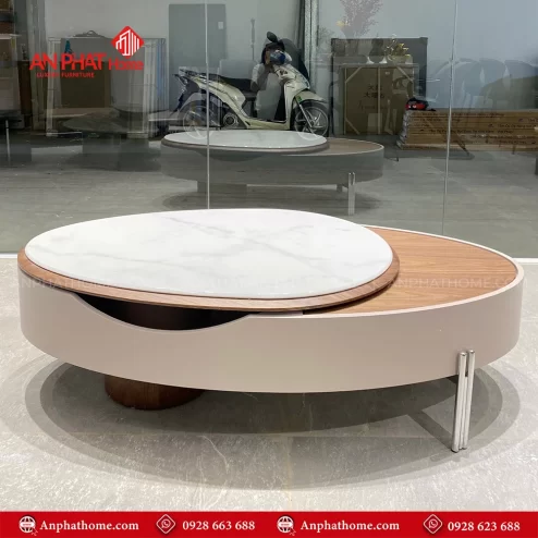 Bàn trà sofa mặt gỗ cao cấp B-2925 An Phát Home