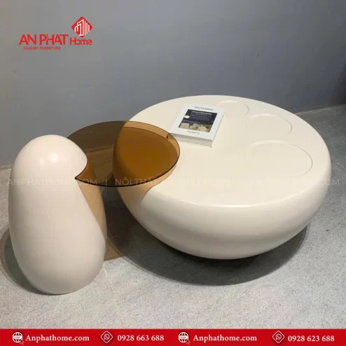 Bàn trà phòng khách hiện đại