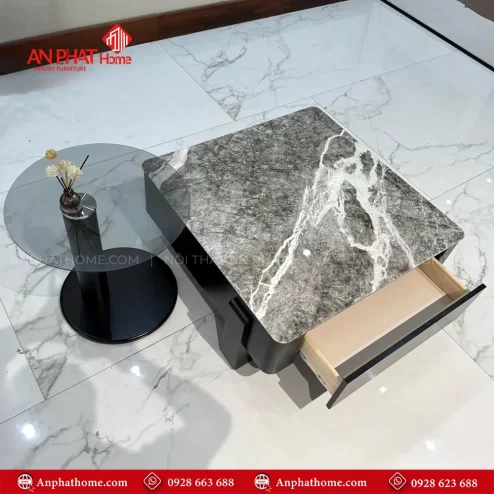 Bàn trà mặt đá nhập khẩu