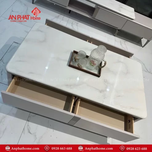 Bo ban tra ke tu tivi mat da cam thach nhap khau B 2999 6