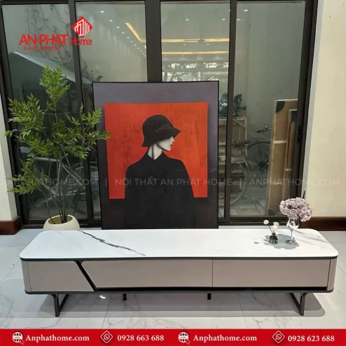 Bo ban tra tu ke tivi mat da nhap khau B 3003 6