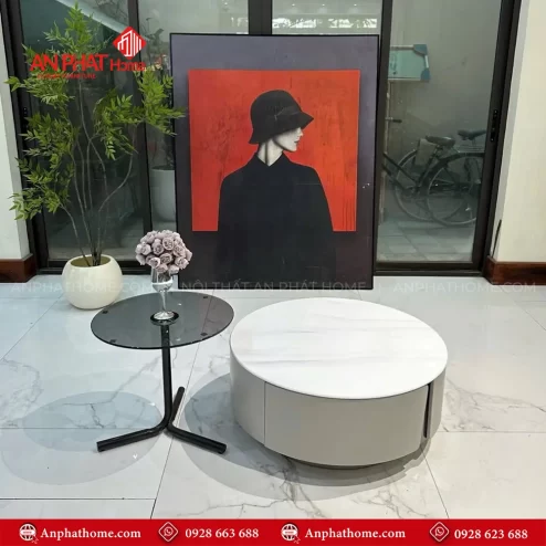 Combo ban tra tu ke tivi mat da cao cap B 2997 4