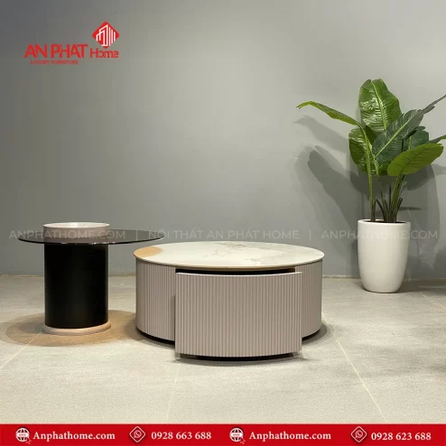 Bàn trà mặt đá cao cấp