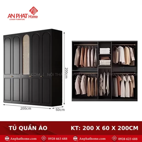 Mau tu dung quan ao dep sang trong TA 669 10