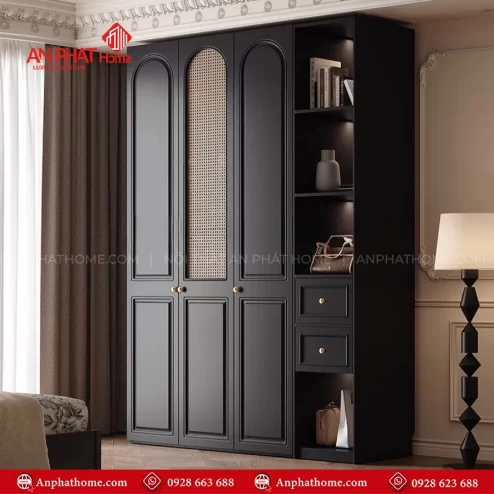 Tủ quần áo gỗ công nghiệp hiện đại