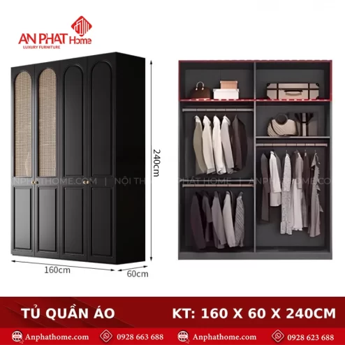 Tủ quần áo thông minh hiện đại