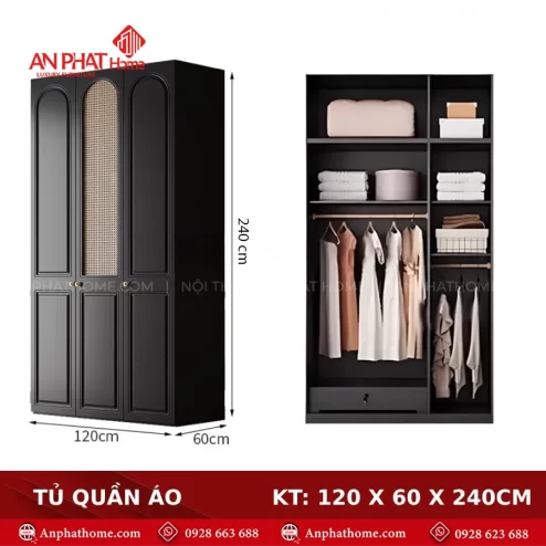 Tủ quần áo thông minh tiết kiệm diện tích