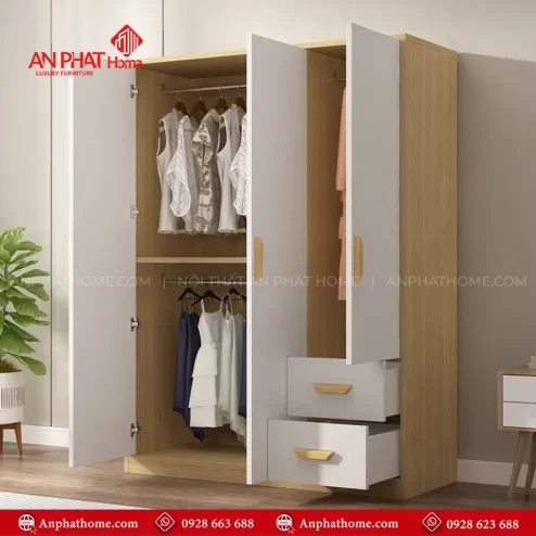 Thiết kế tủ quần áo cho phòng ngủ nhỏ