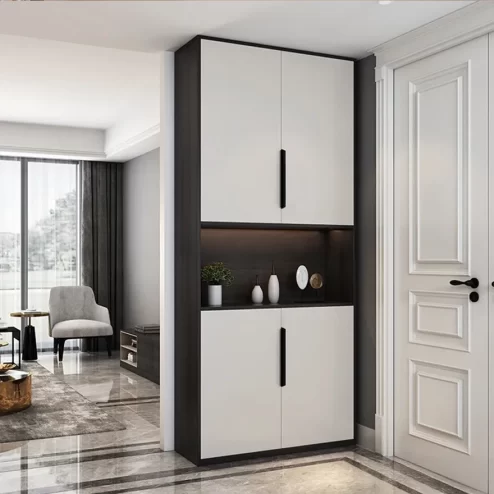 Mẫu tủ giày kịch trần bằng gỗ MDF T-5520 An Phát Home