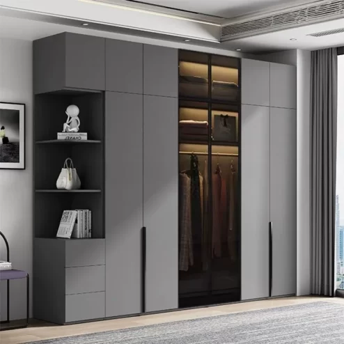 Mẫu tủ quần áo cánh kính sang trọng TA-680 An Phát Home