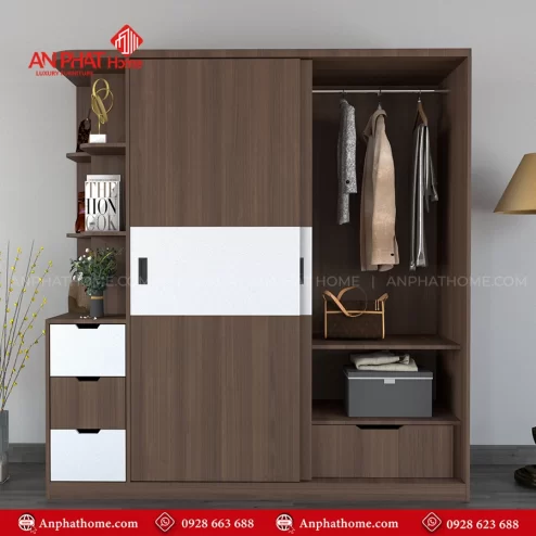 Thiết kế tủ quần áo cho phòng ngủ nhỏ