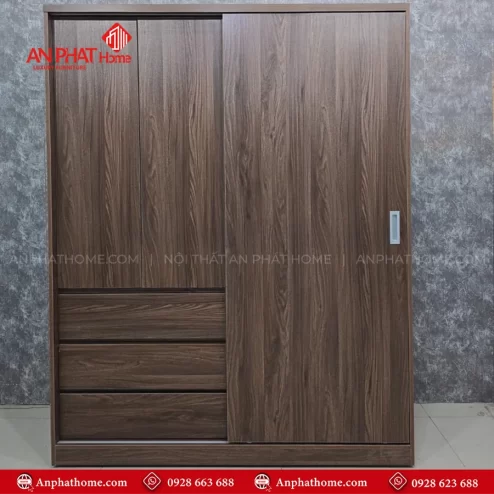 Mẫu tủ quần áo cửa lùa đẹp giá rẻ TA-673 An Phát Home