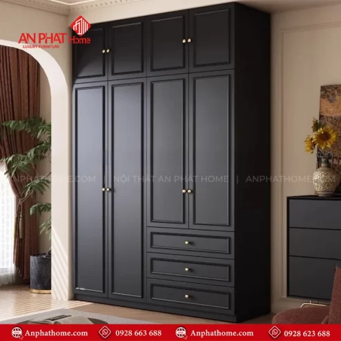 Mẫu tủ quần áo gỗ công nghiệp đẹp hiện đại TA-670 An Phát Home