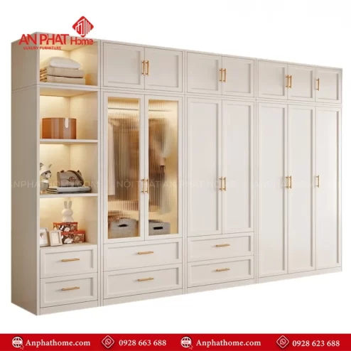 Thiết kế tủ đựng quần áo theo yêu cầu