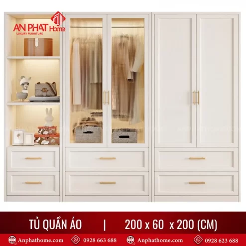 Mẫu tủ quần áo trong phòng ngủ