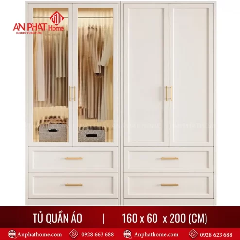 Tủ quần áo gỗ công nghiệp MDF
