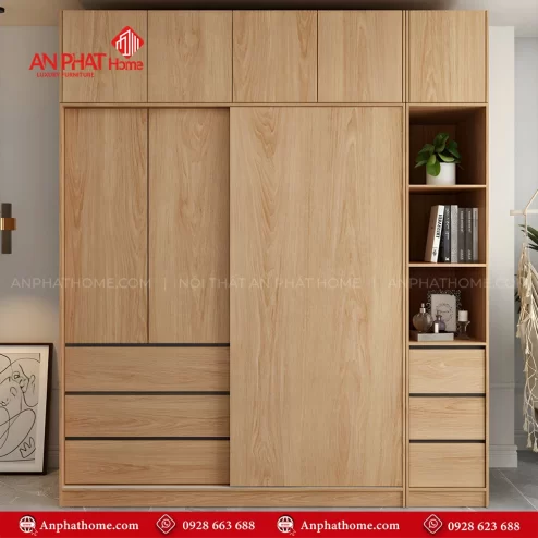 Mẫu tủ quần áo trong phòng ngủ