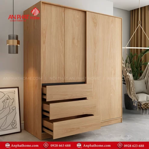 Thiết kế tủ quần áo cho phòng ngủ nhỏ