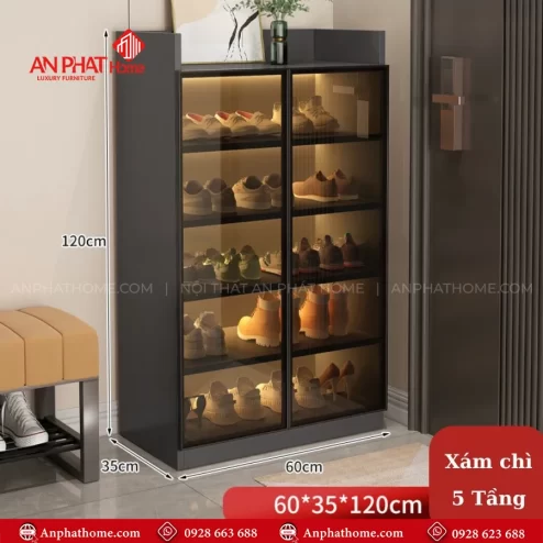 Tủ giày gỗ nhiều ngăn