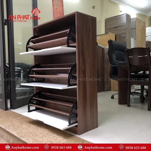 Mẫu tủ giày đẹp hiện đại
