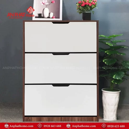 Tủ giày đẹp bằng gỗ MDF