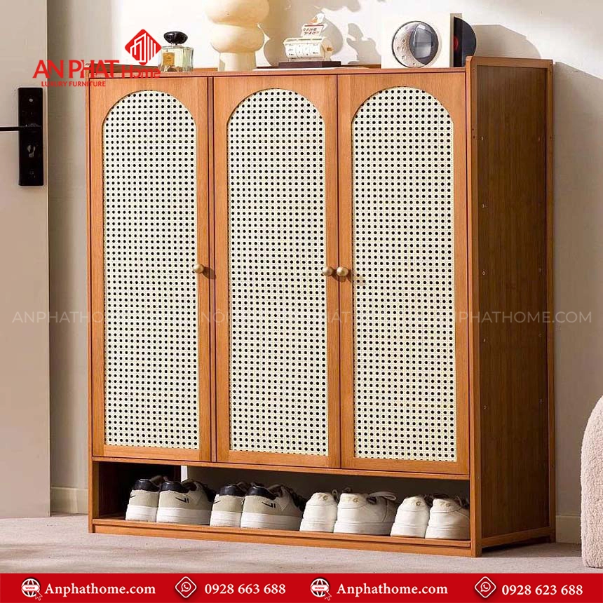 Tủ để giày dép gỗ thiết kế đẹp mắt T-5485 17 Tủ để giày dép gỗ thiết kế đẹp mắt T-5485 An Phát Home