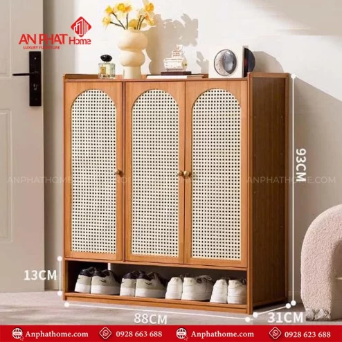 Mẫu tủ giày thông minh đẹp