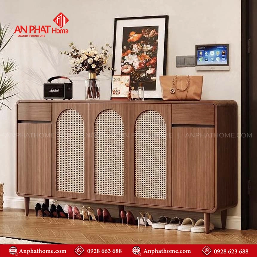 Tủ đựng giày gỗ thiết kế thời thượng T-5480 9 Tủ đựng giày gỗ thiết kế thời thượng T-5480 An Phát Home