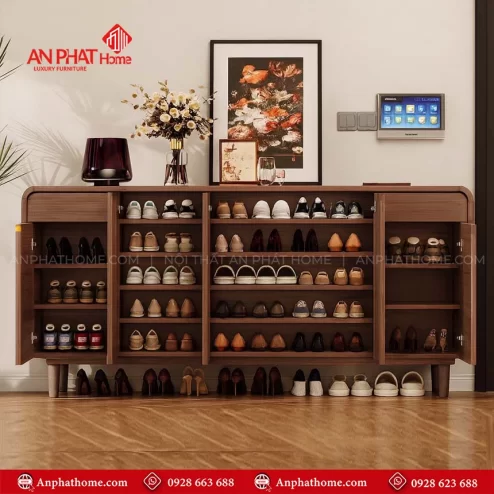 Mẫu tủ giày dép hiện đại thông minh