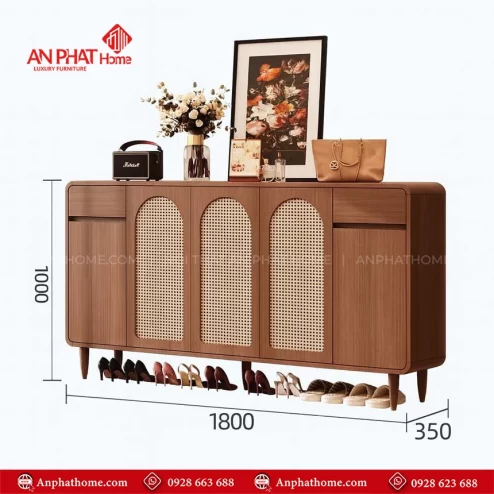 Top 33 mẫu tủ đựng giày gỗ thông minh