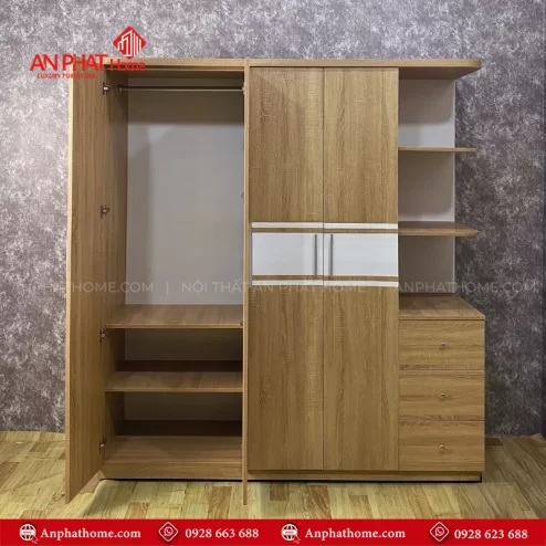 Tủ quần áo gỗ công nghiệp cao cấp