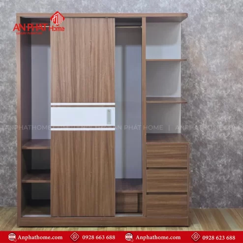 Mẫu tủ quần áo gỗ đẹp hiện đại