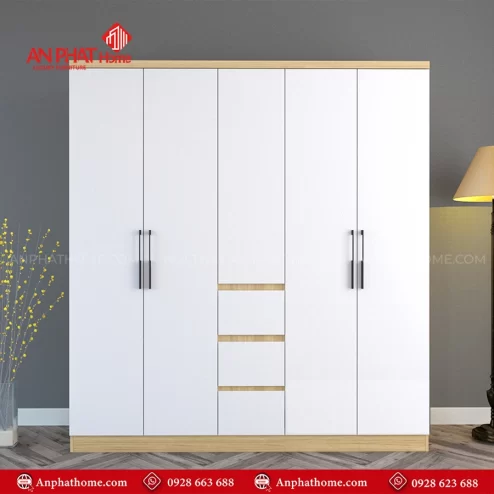 Tủ đựng quần áo 5 cánh giá rẻ TA-700 An Phát Home