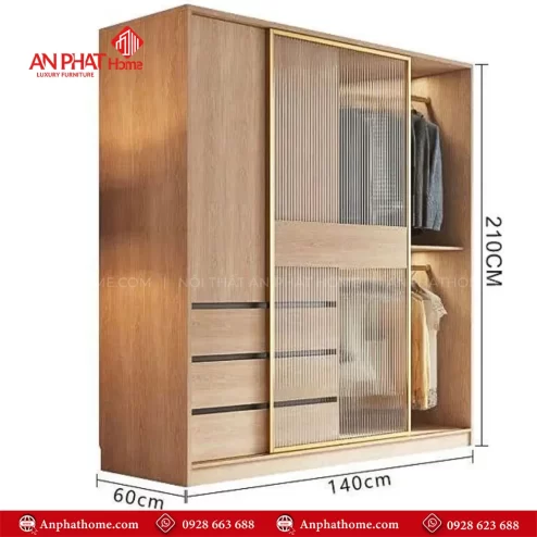 Mẫu tủ quần áo trong phòng ngủ hiện đại