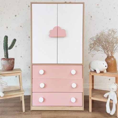 Tủ đựng quần áo cho bé gái đẹp mắt TA-634 An Phát Home