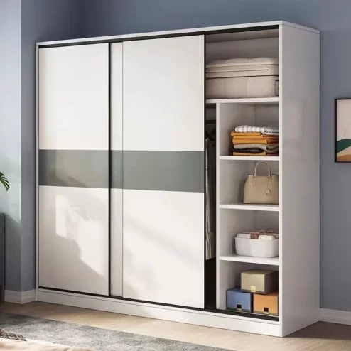 Tủ đựng quần áo cửa lùa 2 cánh giá rẻ TA-694 An Phát Home