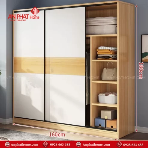 Thiết kế tủ quần áo cho phòng ngủ nhỏ