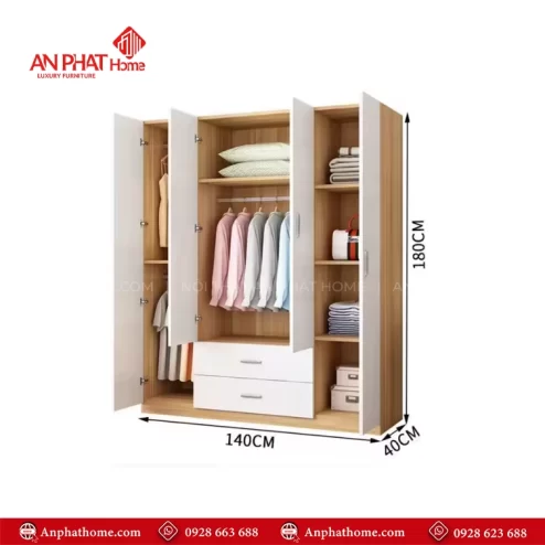Tủ quần áo thiết kế theo yêu cầu