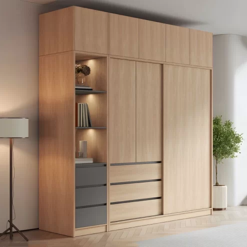 Tủ đựng quần áo gỗ TA-606 An Phát Home