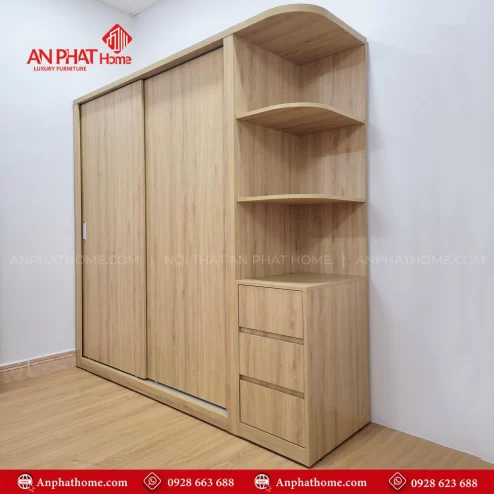 Tủ đựng quần áo gỗ công nghiệp TA-618 An Phát Home