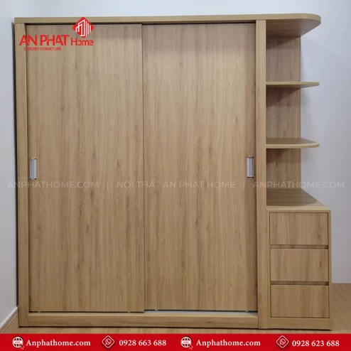 Tủ quần áo cánh lùa gỗ