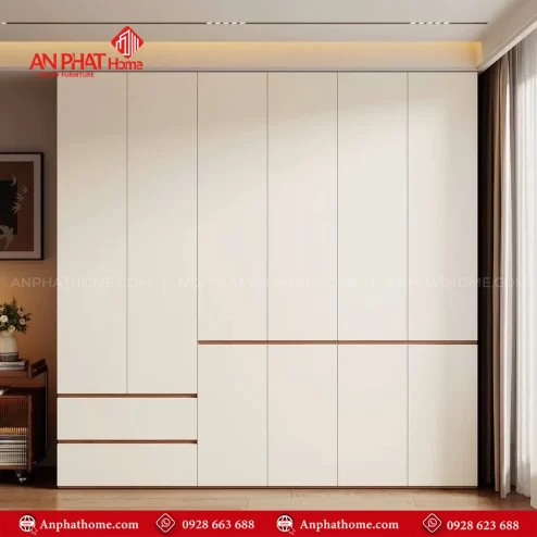 Tủ đựng quần áo hiện đại bằng gỗ TA-613 An Phát Home
