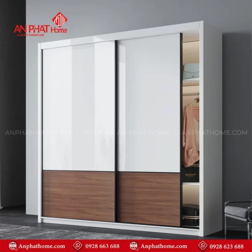 Mẫu tủ quần áo trong phòng ngủ hiện đại