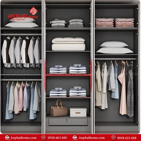 Mẫu tủ quần áo trong phòng ngủ