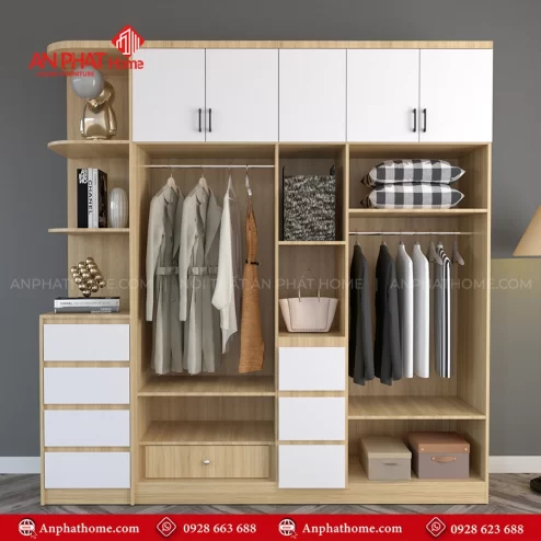 Thiết kế tủ quần áo cho phòng ngủ nhỏ