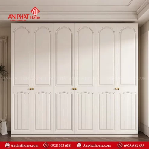 Tủ quần áo gỗ công nghiệp hiện đại